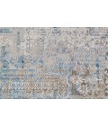 Cadiz Area Rug Feizy Cadiz Industrial Abstract, Blue/Gray/Gold, 12' x 18' Area Rug