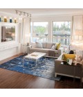 Milton Area Rug Feizy Milton Casual Abstract, Blue/Black/Gray, 10'-2" x 13'-9" Area Rug