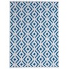 Feizy Saphir Mira TEAL/WHITE 6803490F 9 ft. 8 in. X 12 ft. 7 in. Rectangle Rug