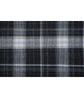 Feizy Jemma Rustic Plaid, Black/White/Blue, 5' x 8' Area Rug