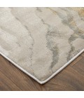 Feizy Waldor Casual Watercolor, Gold/Ivory/Gray, 8' x 11' Area Rug