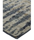 Feizy Palomar Luxe Hand-Knot Abstract Accent Rug, Denim Blue, 2ft x 3ft