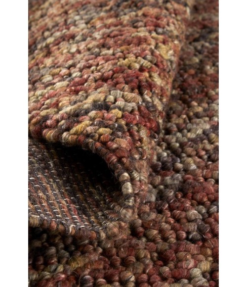 Feizy Berkeley Casual Abstract, Brown/Orange/Red, 9'-6" x 13'-6" Area Rug