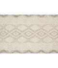 Feizy Anica Moroccan Wool Tufted Rug, Moroccan Style, Ivory/Gray, 8ft x 10ft Area Rug