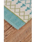 Feizy Naim Vintage Geometric, Ivory/Blue/Green, 8' x 10' Area Rug