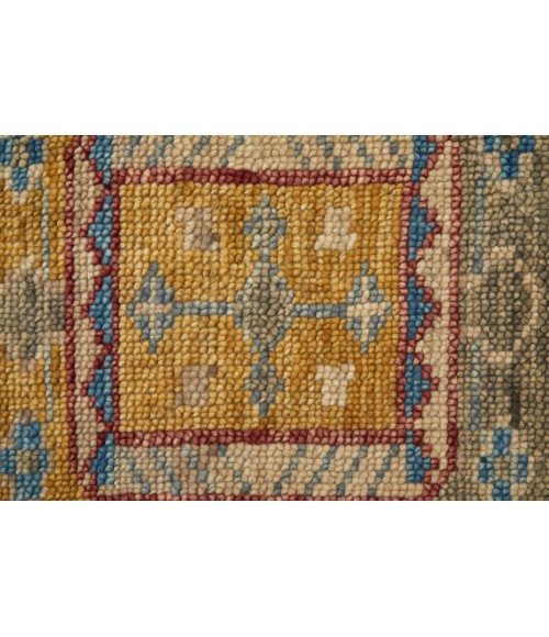 Fillmore Area Rug Feizy Fillmore Bohemian & Eclectic Geometric, Blue/Yellow/Red, 12' x 15' Area Rug