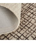 Feizy Maddox Modern Tufted Architectural Rug, Light Taupe/Chocolate Brown, 5ft x 8ft