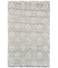 Feizy Abytha Global Diamond, Gray/Blue/Ivory, 9'-6" x 13'-6" Area Rug