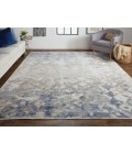 Feizy Laina BLUE/BEIGE LAI39G7F 3 ft. X 5 ft. Rectangle Rug