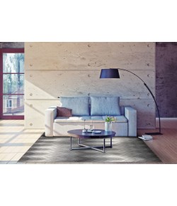 Feizy Bleecker 3589F ASH Area Rug 8 ft. X 8 ft. Round