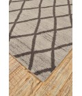 Feizy Barbary Global Diamond, Ivory/Brown, 7'-9" x 9'-9" Area Rug