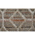 Feizy Mynka Bohemian & Eclectic Diamond, Tan/Taupe/Ivory, 2'-6" x 8' Runner