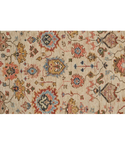 Carrington Area Rug Feizy Carrington Vintage Oriental, Ivory/Red/Blue, 2' x 3' Accent Rug