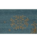 Feizy Qing Casual Stripes, Blue/Green/Tan, 2' x 3' Accent Rug