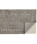 Feizy Bella High/Low Floral Wool Rug, Warm Silver Gray, 9ft x 12ft Area Rug
