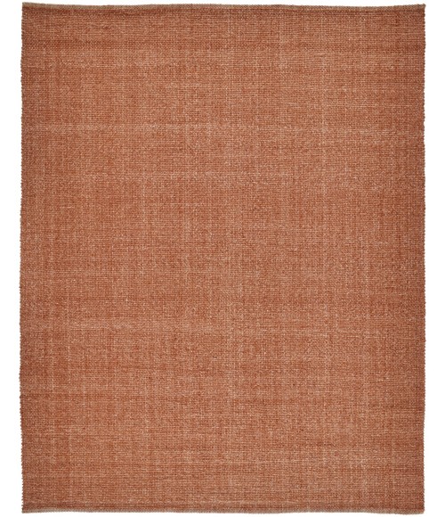 Feizy Naples Space Dyed In/Outdoor Flatweave, Rust Orange, 5ft x 8ft Area Rug