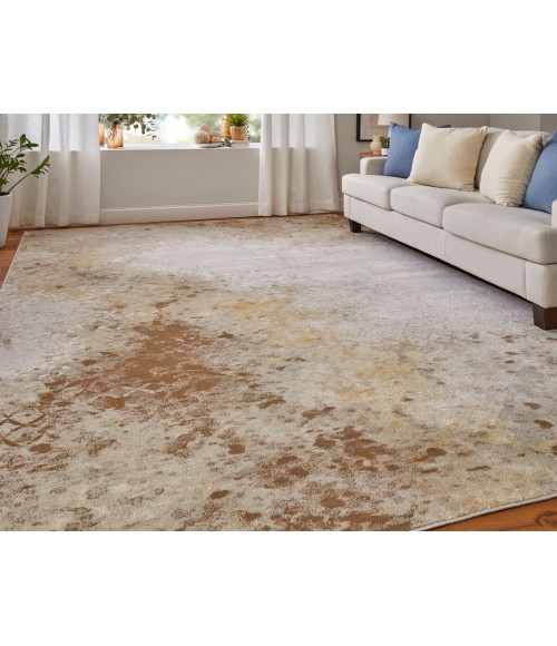 Feizy Waldor IVORY/GOLD 73539NCF 8 ft. X 11 ft. Rectangle Rug