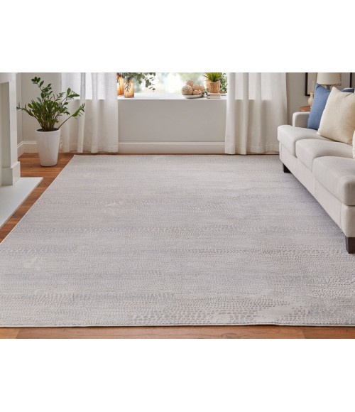 Feizy Prasad IVORY/GRAY Rug 67039N8F 2 ft. 10 in. X 7 ft. 10 in. Rectangle - Rugs Town Feizy Prasad IVORY/GRAY 67039N8F 2 ft. 10 in. X 7 ft. 10 in. Rectangle Rug