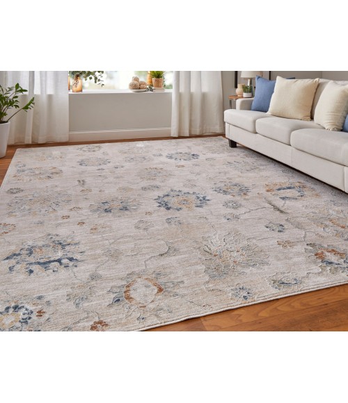 Feizy Pasha BEIGE/BLUE Rug PAS39M9F 2 ft. X 3 ft. Rectangle - Rugs Town Feizy Pasha BEIGE/BLUE PAS39M9F 2 ft. X 3 ft. Rectangle Rug
