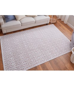 Feizy Saphir Mira BLUSH/WHITE 6803500F 9 ft. 8 in. X 12 ft. 7 in. Rectangle Rug