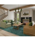 Feizy Luna Green/White 5798049F 2 ft. X 3 ft. Rect. Rug