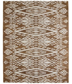 Feizy Wallace Brown/White WAL8A43F 2 ft. X 3 ft. Rect. Rug