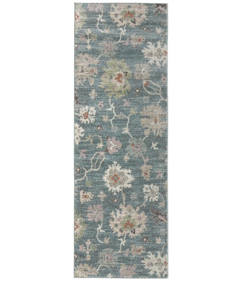 Feizy Dartmouth Blue/Ivory/Pink Rug DRT39QMF 2 ft. 6 in. X 7 ft. 3 in. Rect. - Rugs Town Feizy Dartmouth Blue/Ivory/Pink DRT39QMF 2 ft. 6 in. X 7 ft. 3 in. Rect. Rug