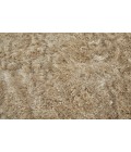 Feizy Indochine Luxury & Glam Solid, Tan/Taupe, 8' x 8' Round Rug