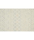 Anica Area Rug Feizy Anica Moroccan Chevorn Wool Tufted Area Rug, Ivory/Chambray Blue, 10ft x 14ft