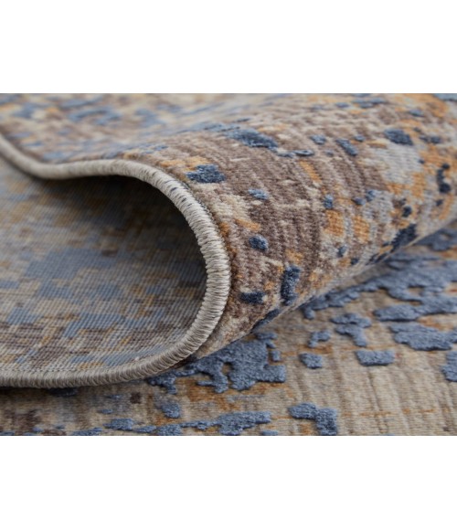 Feizy Pryor BLUE/MULTI PRY39NGF 6 ft. 7 in. X 9 ft. 6 in. Rectangle Rug