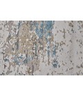 Cadiz Area Rug Feizy Cadiz Industrial Abstract, Ivory/Tan/Blue, 9'-9" x 13'-2" Area Rug