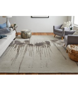 Feizy Anya GRAY/BROWN ANY8882F 2 ft. X 3 ft. Rectangle Rug