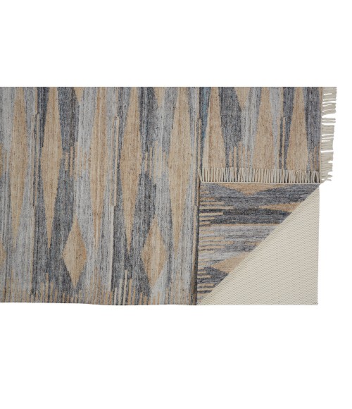 Beckett Area Rug Feizy Beckett Moroccan, Gray/Tan/Silver, 9' x 12' Area Rug