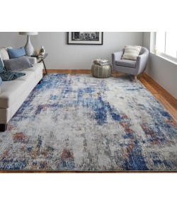 Feizy Edgemont 39IRF MULTI/IVORY Area Rug 6 ft. 7 in. X 9 ft. 6 in. Rectangle