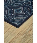 Feizy Azeri Industrial Abstract, Black/Blue, 10' x 13'-2" Area Rug