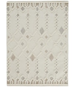 Feizy Anica 8011F IVORY Area Rug 4 ft. X 6 ft. Rectangle