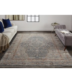 Feizy Marquette 3778F BLUE Area Rug 2 ft. 8 in. X 8 ft. Runner