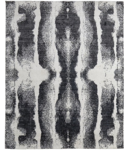 Feizy Coda Industrial Abstract, Black/White, 12' x 15' Area Rug