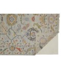 Feizy Karina Hand-Knotted Botanical Rug, Gray/Yellow/Orange, 3ft-6in x 5ft-6in
