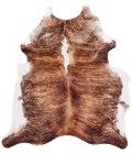 Feizy Bartlett Cabin & Lodge Animal Print, Brown/Tan/White, Small Shaped Rug