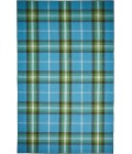Feizy Crosby Eco-Friendly PET Dhurrie, Horizon Blue/Green, 8ft x 10ft Area Rug