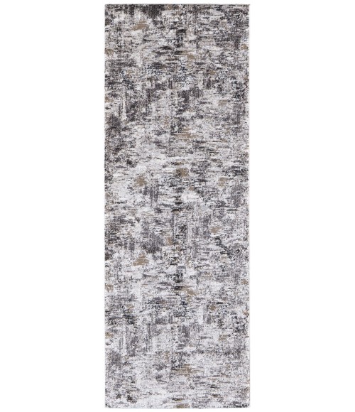 Feizy Vancouver Contemporary Abstract Rug, Ivory/Charcoal Gray, 2'-10" X 7'-10" Area Rug