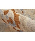 Feizy Everley Casual Abstract, Ivory/Blue/Brown, 12' x 15' Area Rug