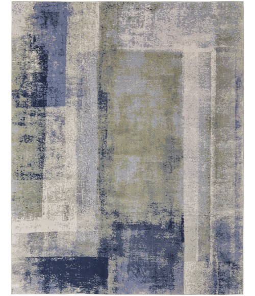 Clio Area Rug Feizy Clio Casual Abstract, Blue/Green/Ivory, 5' x 7'-6" Area Rug