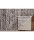 Feizy Alden Contemporary Bohemian Shag Rug, Ivory/Rustic Brown, 10ft x 14ft Area Rug