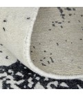 Feizy Coda Industrial Abstract, Black/White, 9' x 12' Area Rug