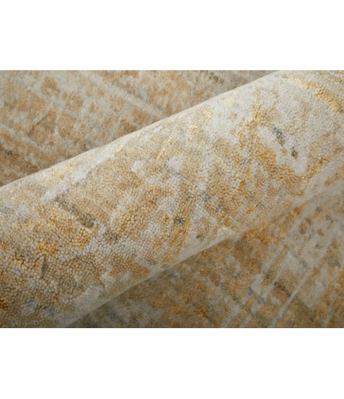 Feizy Eastfield GOLD/IVORY EAS69FPF 4 ft. X 6 ft. Rectangle Rug
