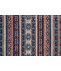 Feizy Nolan Vinatge Style Tribal Kazak Rug, Classic Blue/Ochre Red, 10ft x 13ft-2in