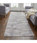 Feizy Lennon Casual Abstract, Tan/Taupe/Gray, 2'-10" x 8' Runner
