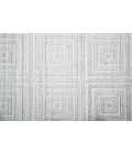 Feizy Redford Minimal Viscose Rug, White/Gray, 3'-6" x 5'-6" Area Rug